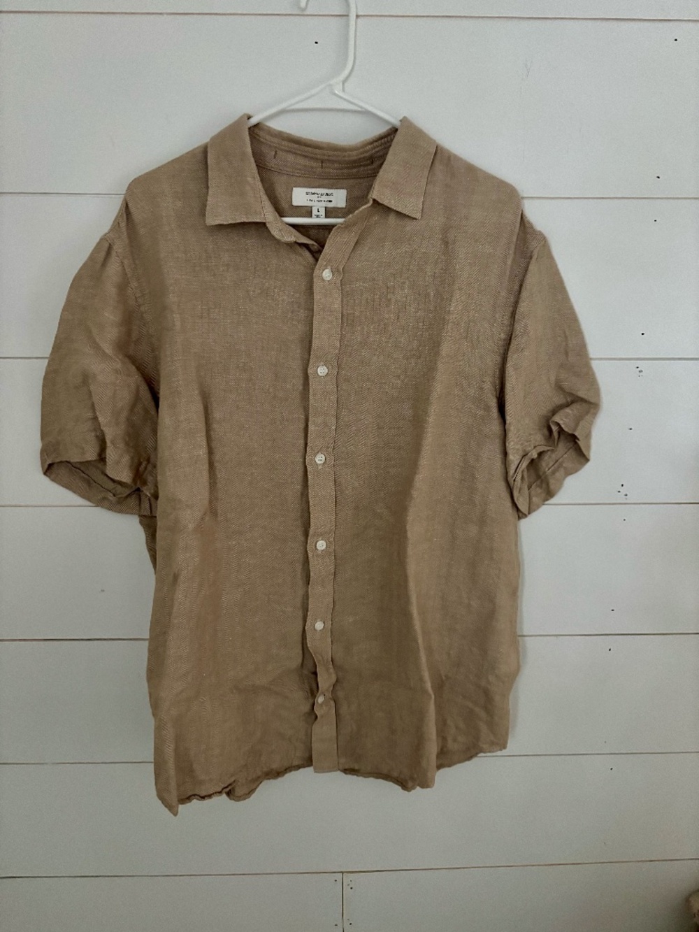 Banana Republic Slim-Fit Linen-Blend Shirt